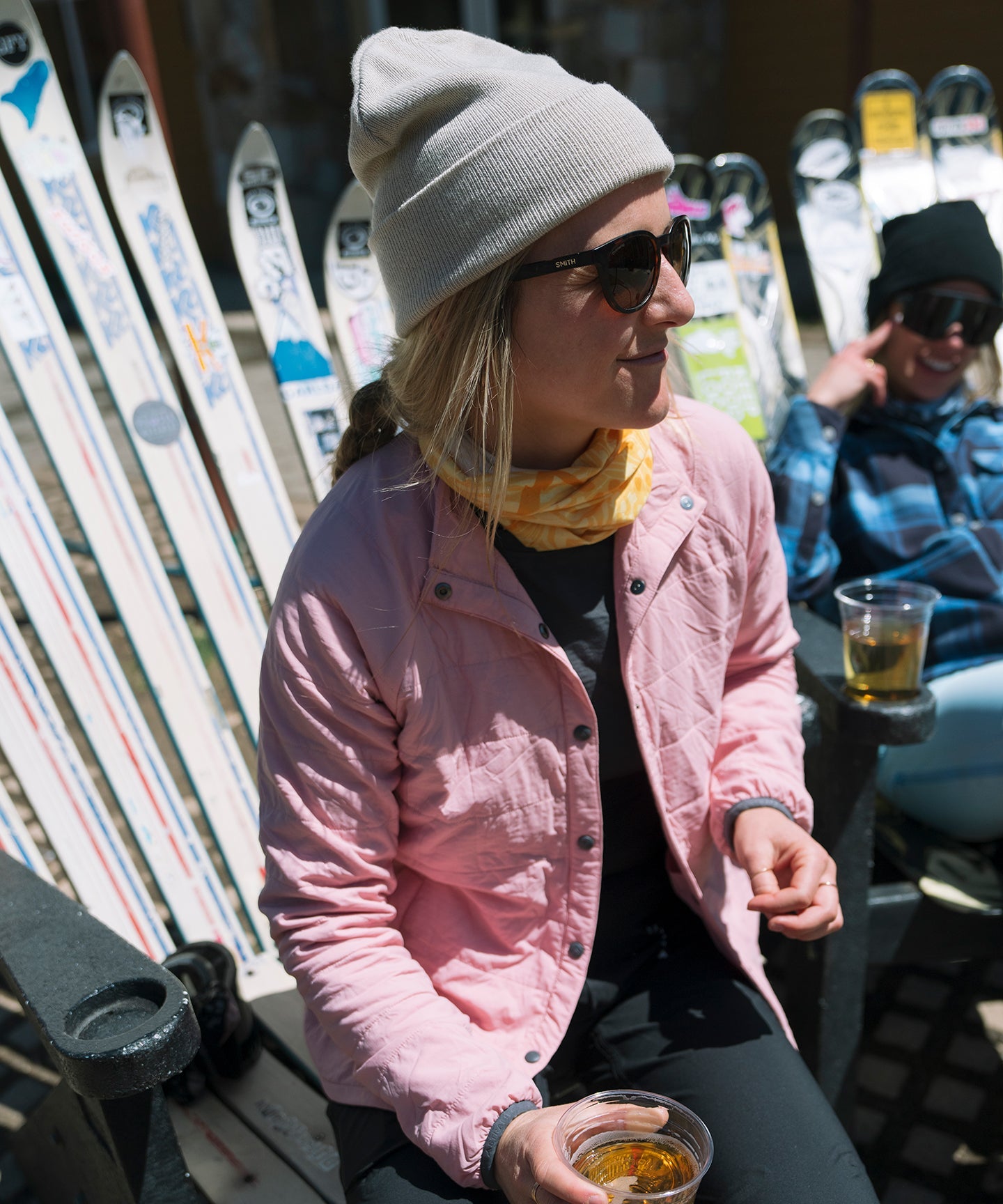 Strafe Outerwear - Highlands Shirt Jacket - Women's - Field example - Dusty Rose