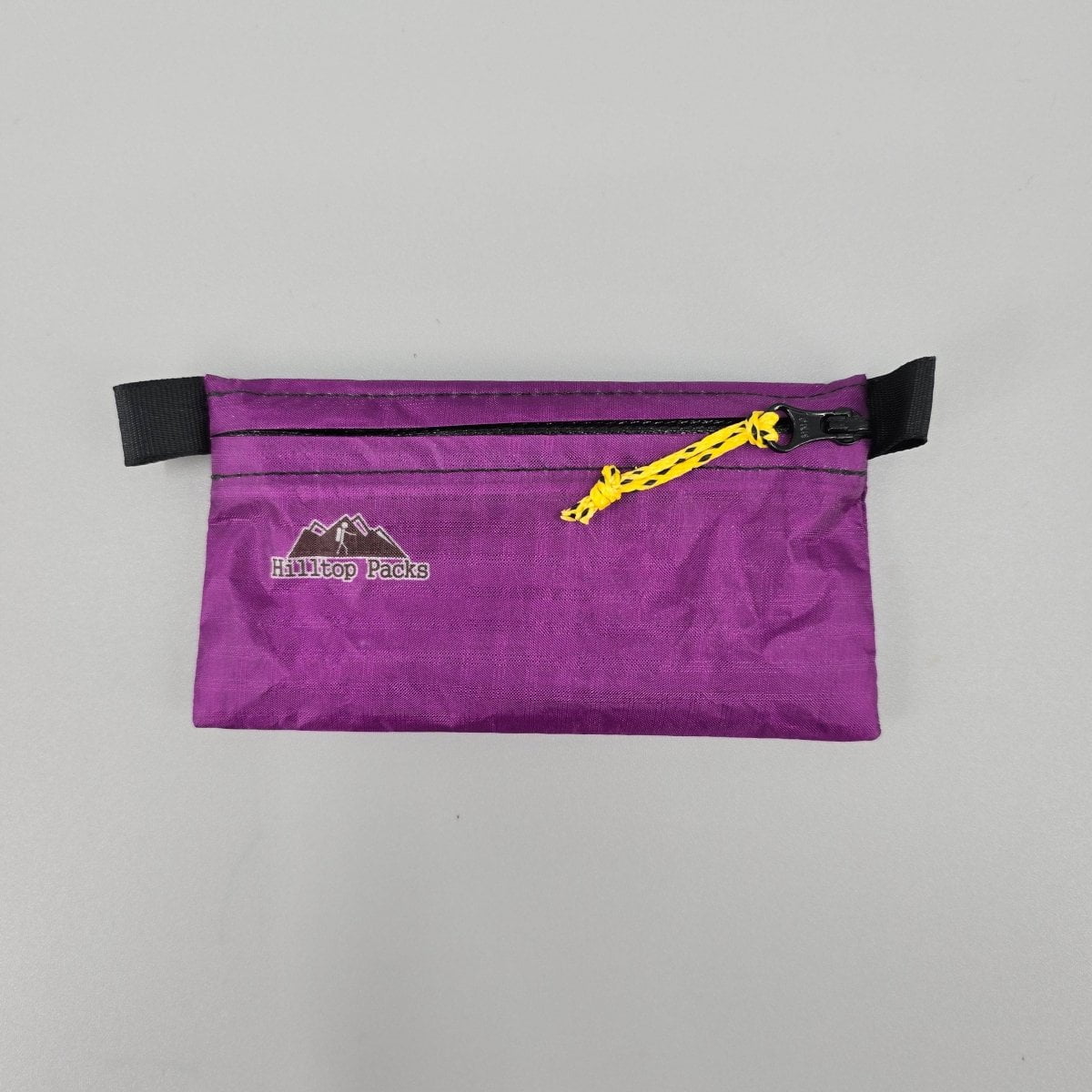 Hilltop Packs LLC - Ultralight Zipper Pouches - Classic Patterns - Challenge D50T Fabric - Purple, small