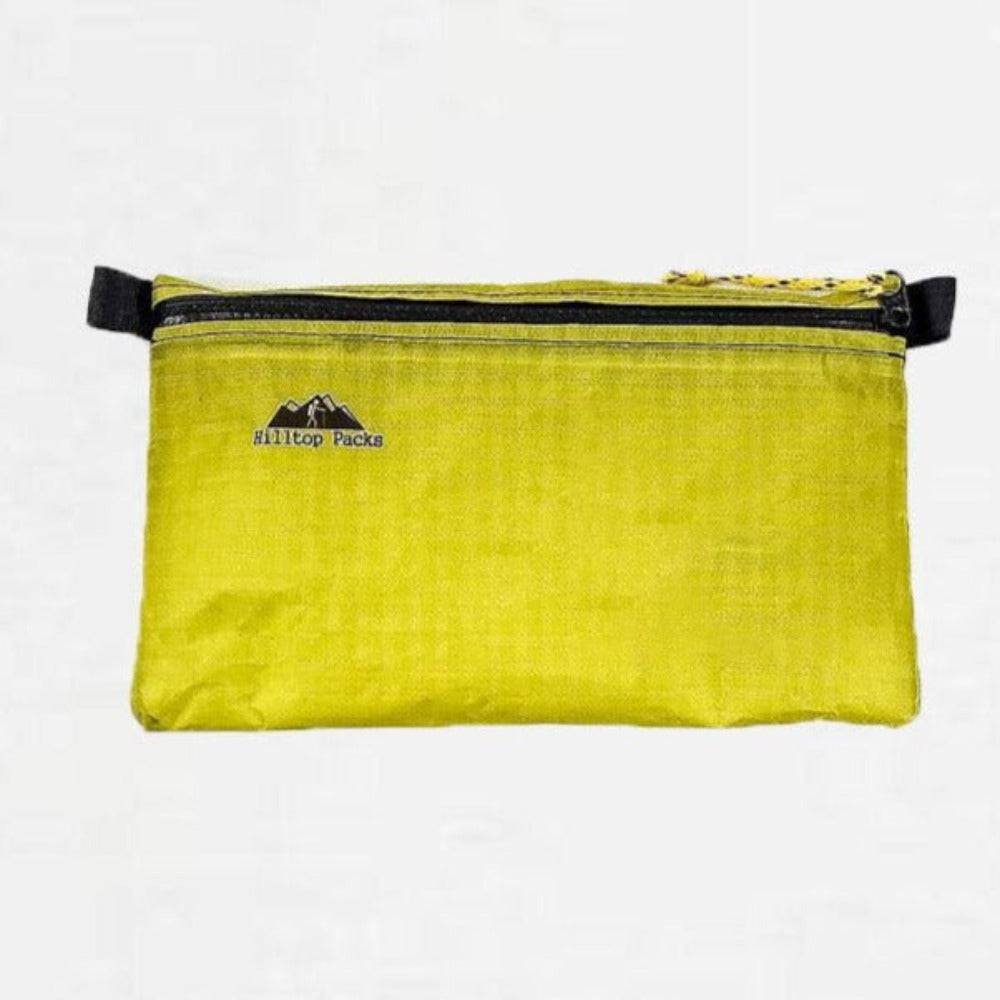 Hilltop Packs LLC - Ultralight Zipper Pouches - Classic Patterns - Challenge D50T Fabric - Yellow, medium