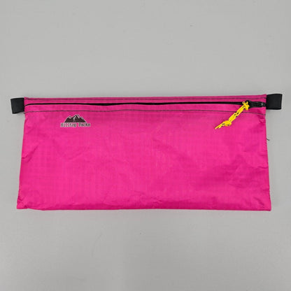 Hilltop Packs LLC - Ultralight Zipper Pouches - Classic Patterns - Challenge D50T Fabric - Pink, large