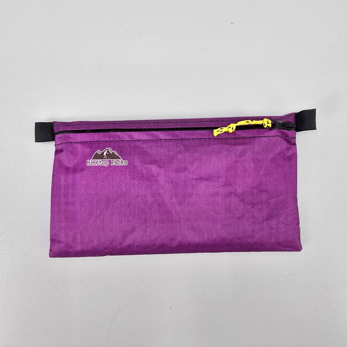 Hilltop Packs LLC - Ultralight Zipper Pouches - Classic Patterns - Challenge D50T Fabric - Purple, medium