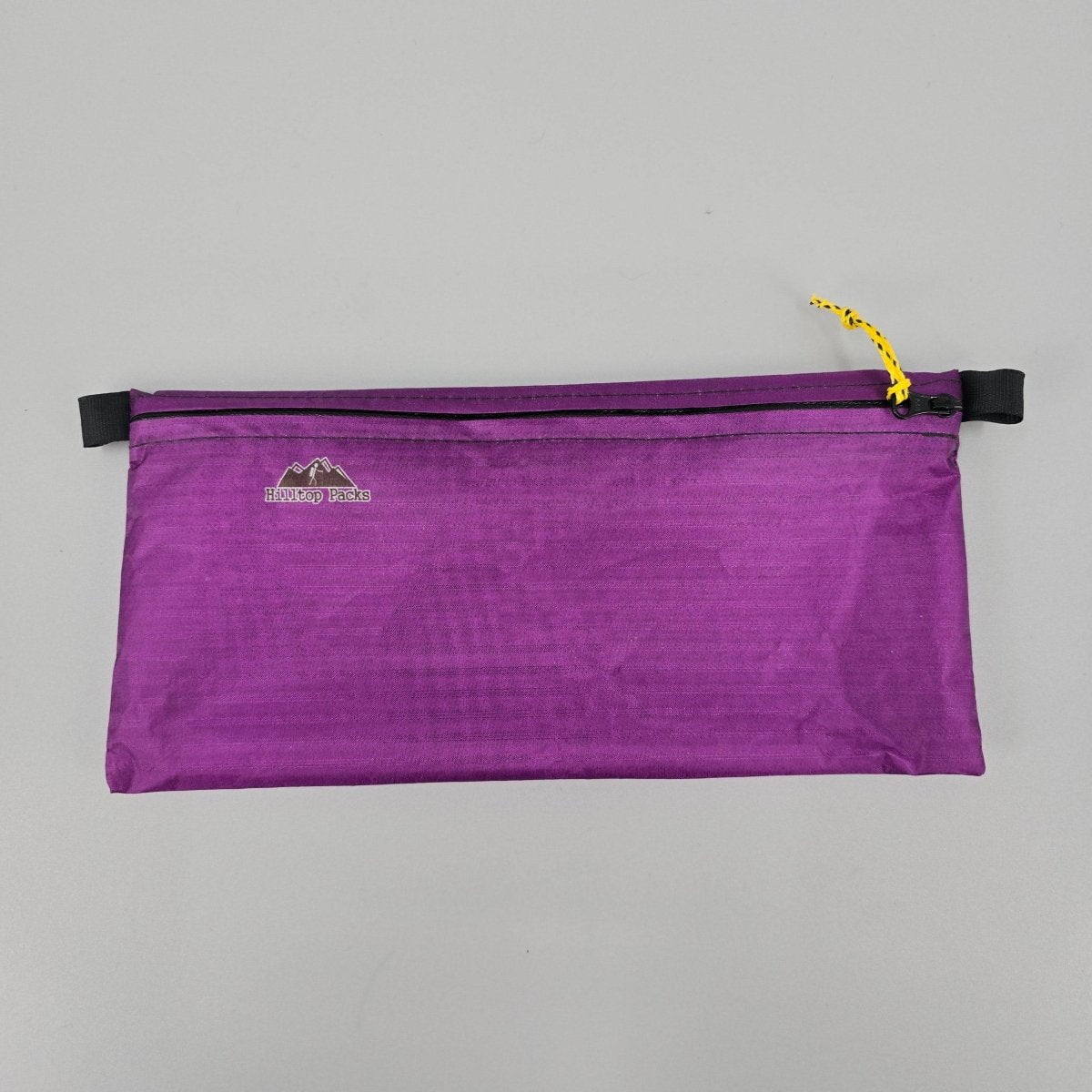 Hilltop Packs LLC - Ultralight Zipper Pouches - Classic Patterns - Challenge D50T Fabric - Purple, large