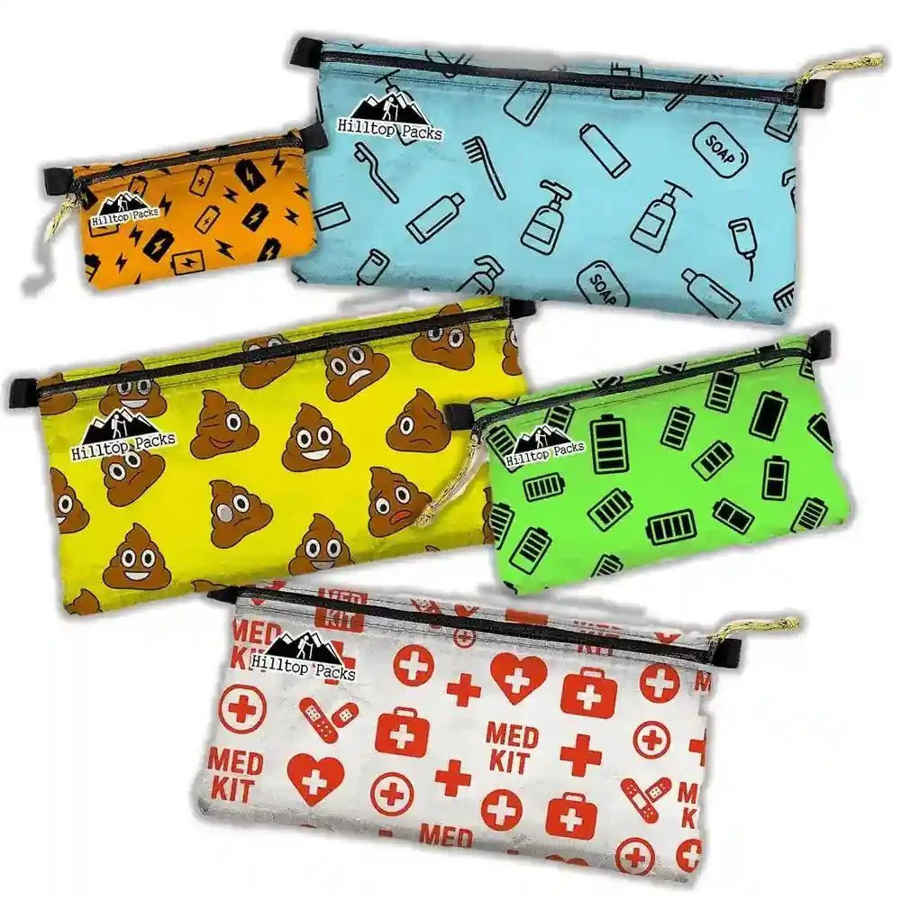 Zipper Pouches - New Patterns - Ultralight D50T fabric