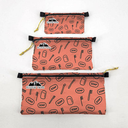 Zipper Pouches - New Patterns - Ultralight D50T fabric